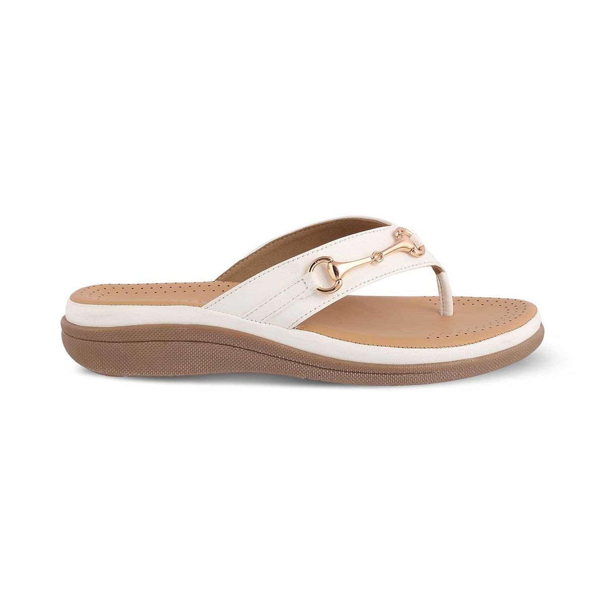 The Spacks White Women's Casual Platform Flats Tresmode - Tresmode