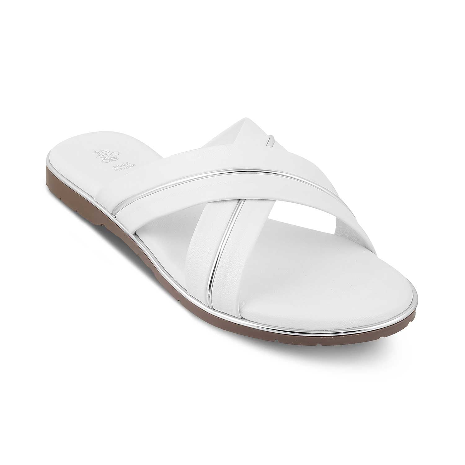 The Strep White Women's Casual Flats Tresmode - Tresmode