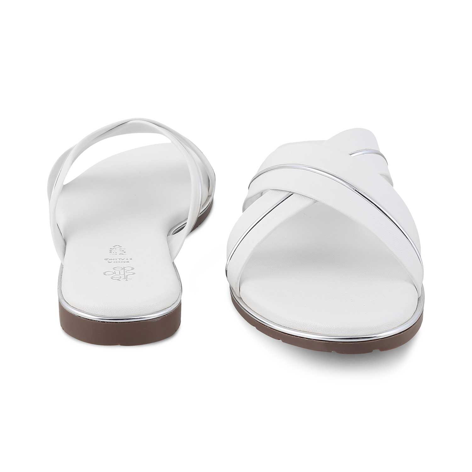 The Strep White Women's Casual Flats Tresmode - Tresmode