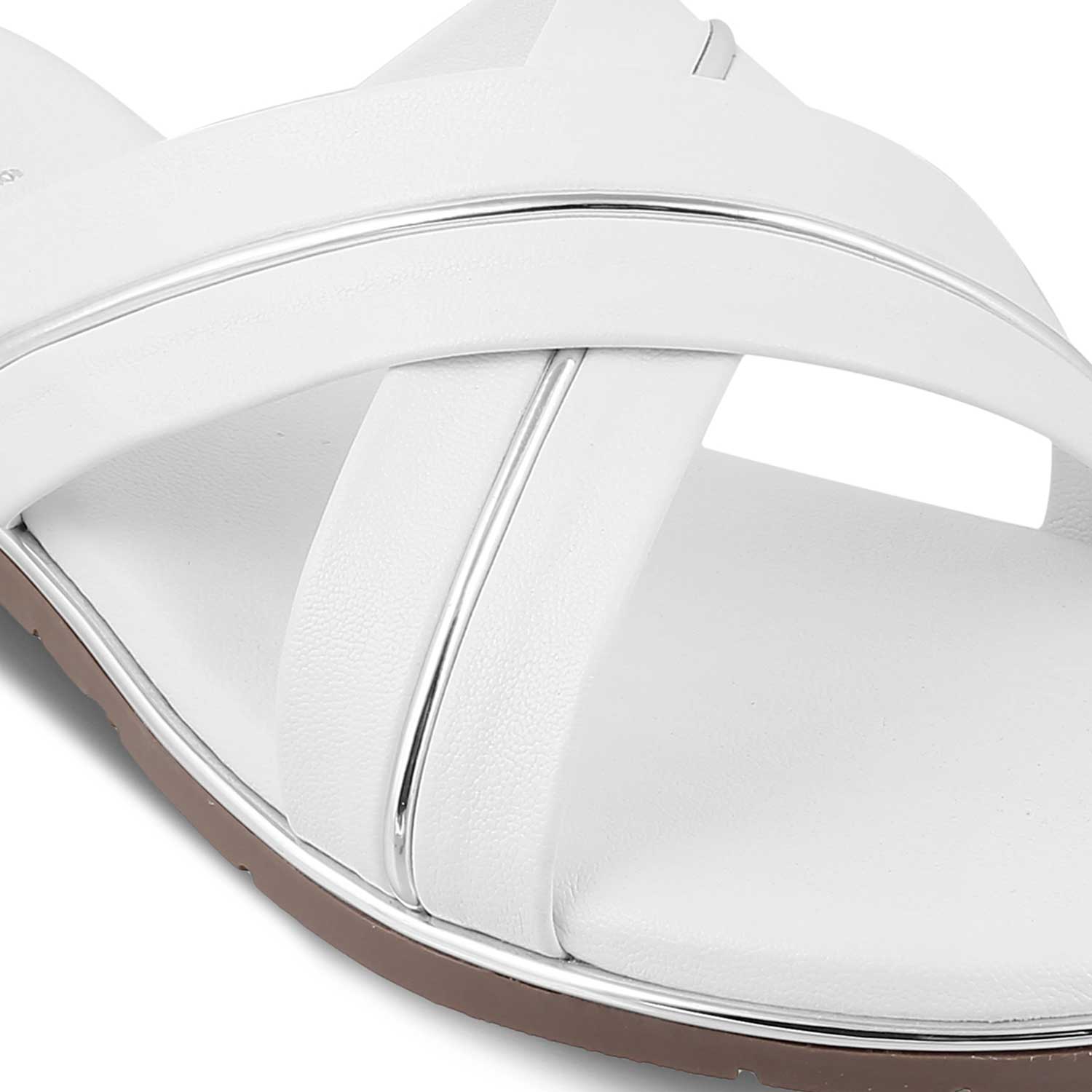 The Strep White Women's Casual Flats Tresmode - Tresmode