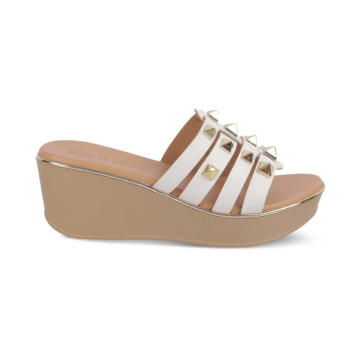 The Tango White Women's Dress Wedge Sandals Tresmode - Tresmode