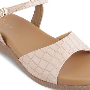 The Tiles Beige Women's Casual Flats Tresmode - Tresmode