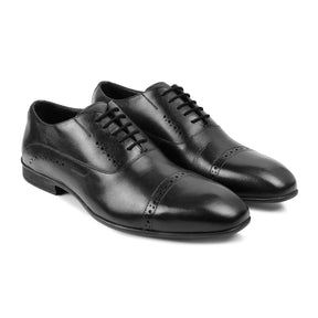 The Togford Black Men's Oxford Lace Ups Tresmode - Tresmode
