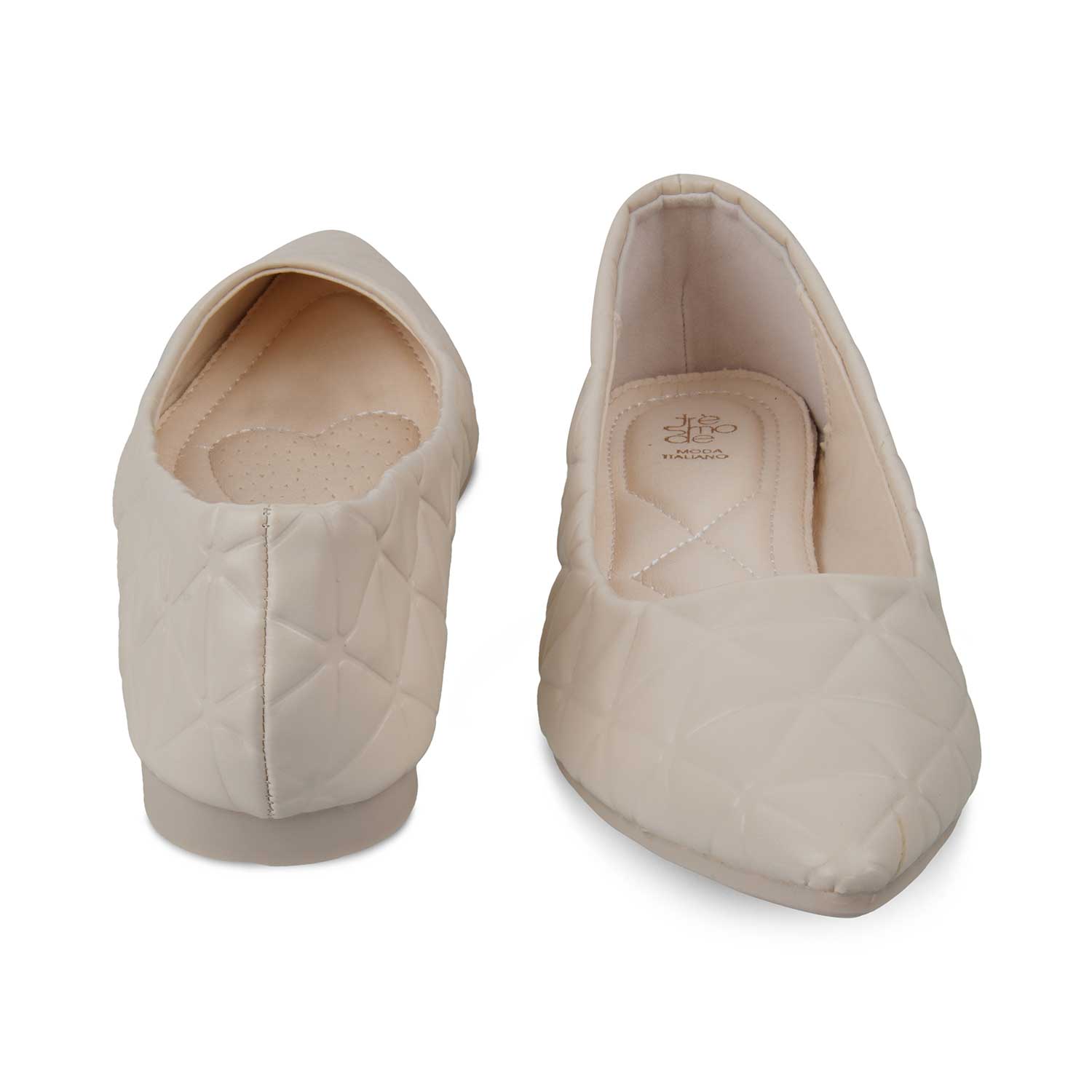 The Tory Beige Women's Dress Ballerinas Tresmode - Tresmode