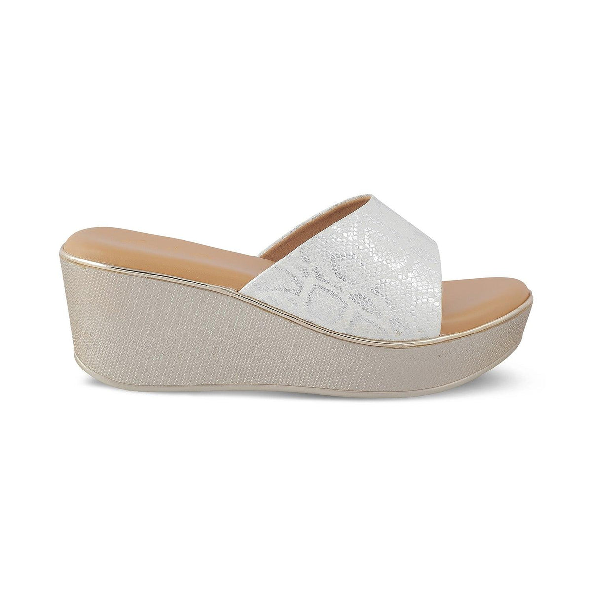 The Samantha White Women's Dress Wedge Sandals Tresmode - Tresmode