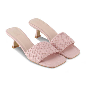 The Toscana Pink Women's Dress Heel Sandals Tresmode - Tresmode