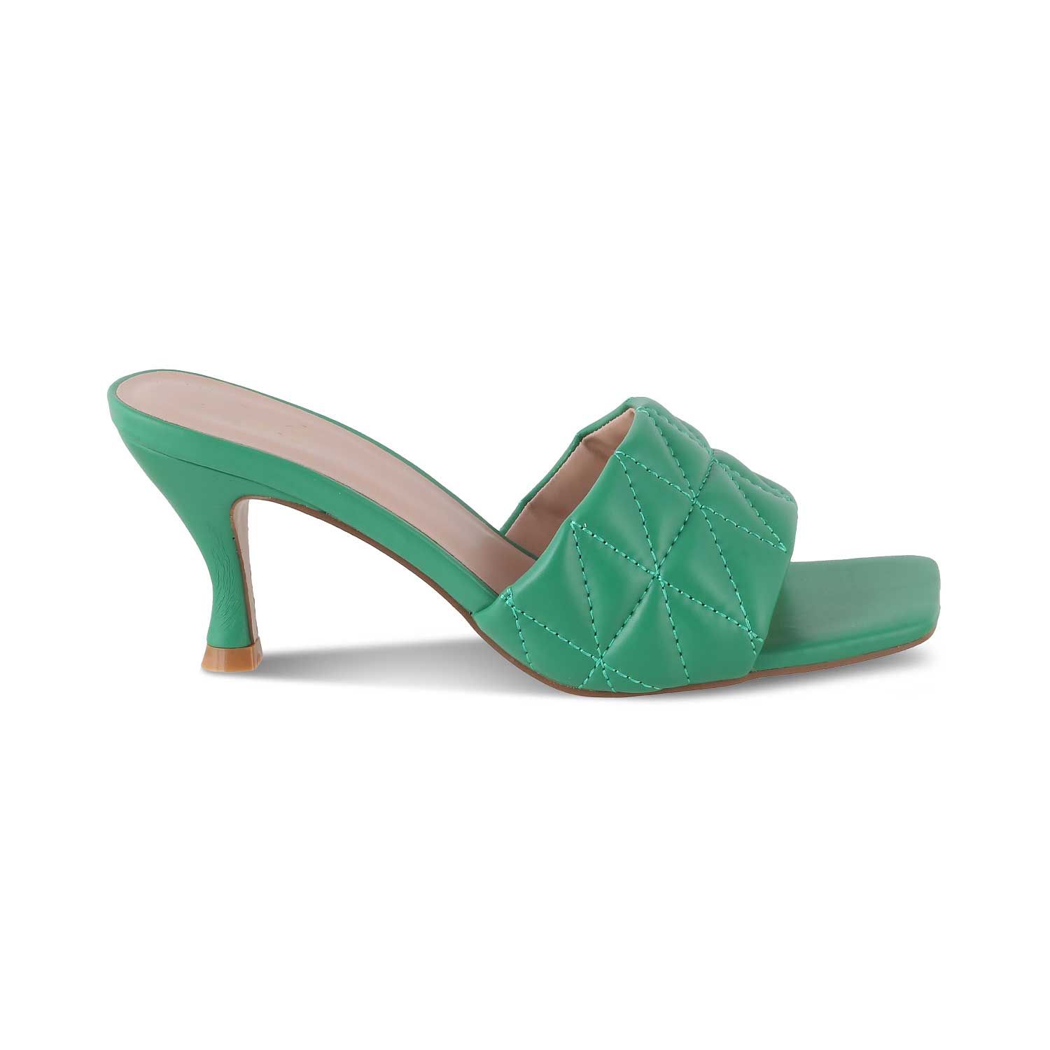 The Tuliza Green Women's Dress Heel Sandals Tresmode - Tresmode