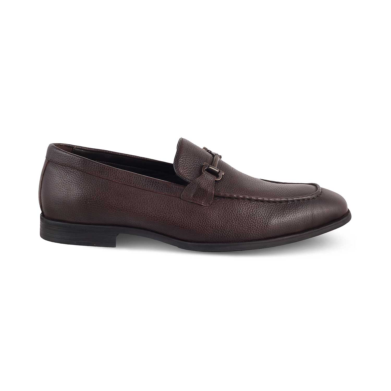The Tumac Brown Men's Leather Loafers Tresmode - Tresmode