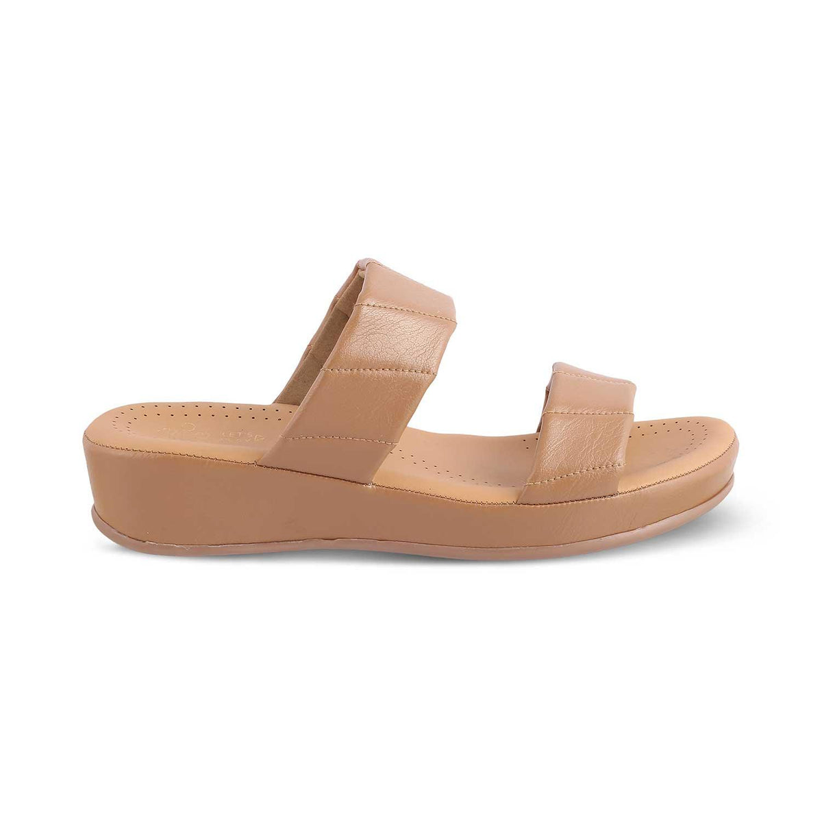 The Vacks Camel Women's Casual Wedge Sandals Tresmode - Tresmode