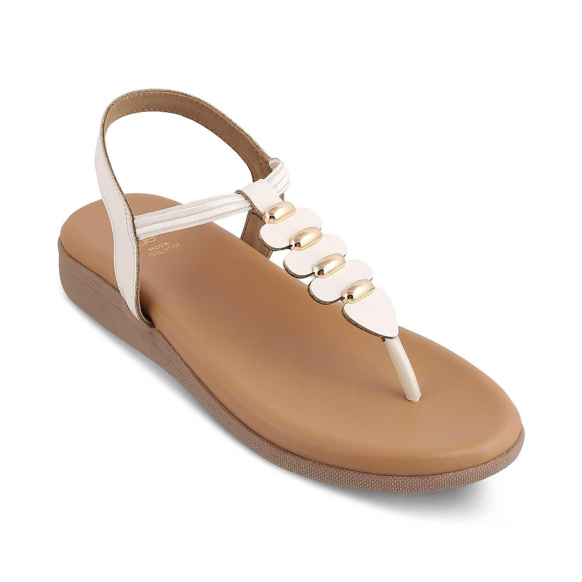 The Velencia White Women's Casual Flats Tresmode - Tresmode