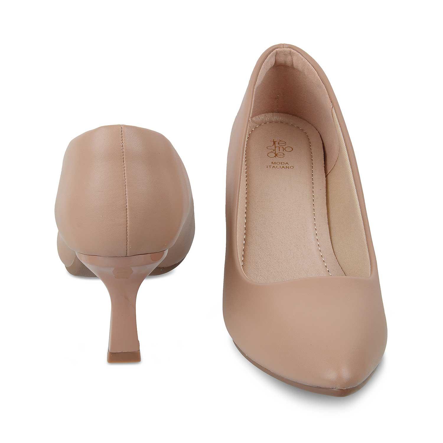 The Venee Tan Women's Dress Pumps Tresmode - Tresmode