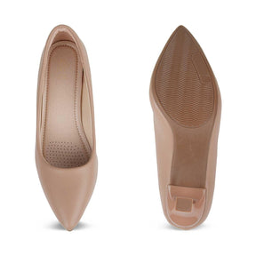 The Venee Tan Women's Dress Pumps Tresmode - Tresmode