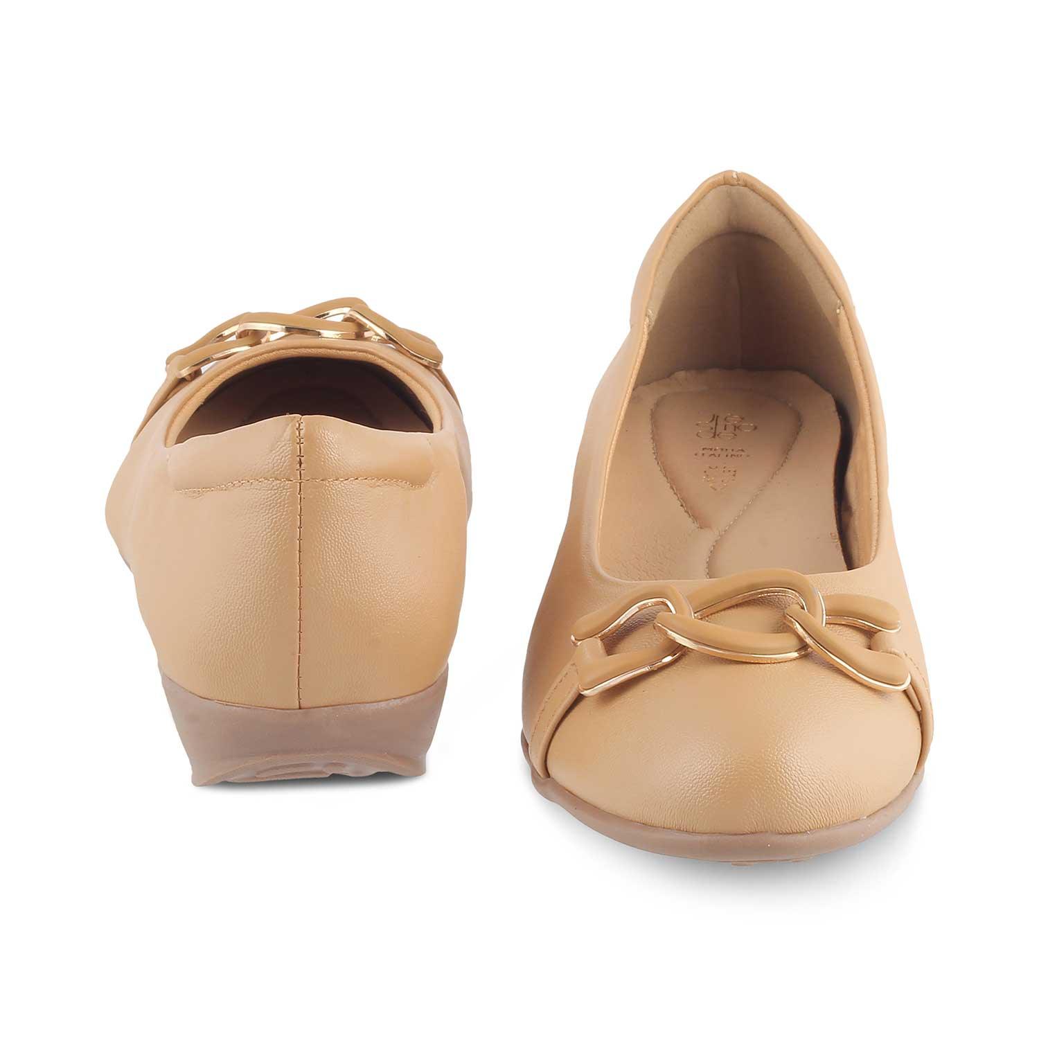 The Verona Beige Women's Dress Ballerinas Tresmode - Tresmode