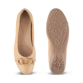 The Verona Beige Women's Dress Ballerinas Tresmode - Tresmode