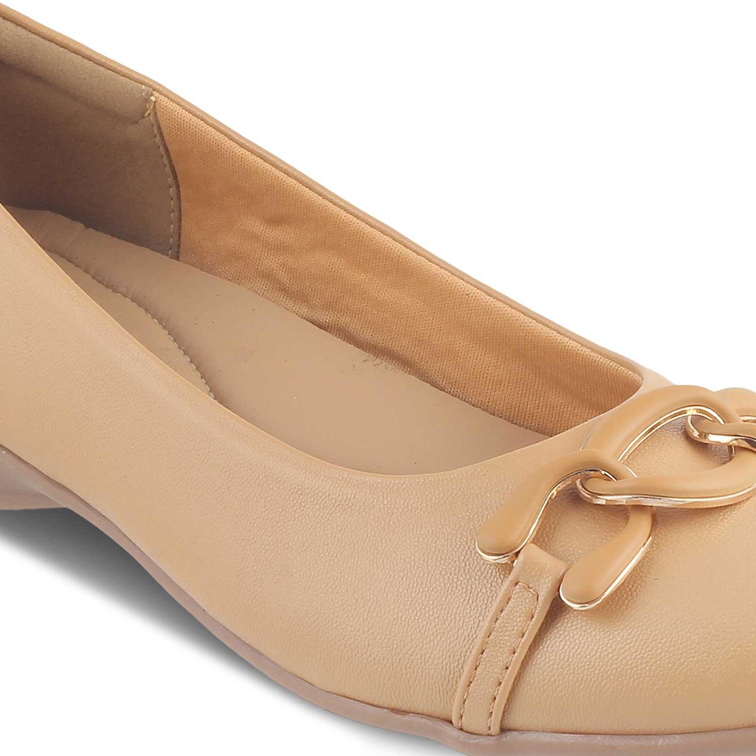 The Verona Beige Women's Dress Ballerinas Tresmode - Tresmode