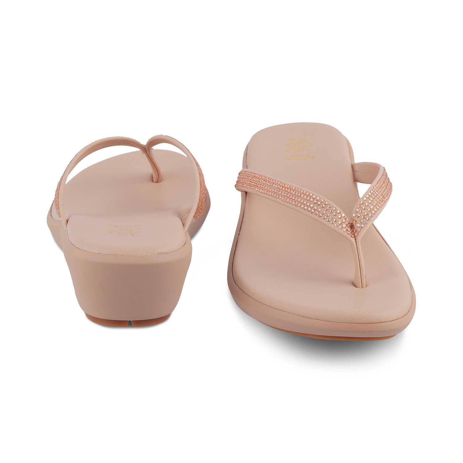 The Victoria Pink Women's Casual Wedge Sandals Tresmode - Tresmode