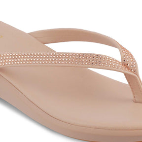 The Victoria Pink Women's Casual Wedge Sandals Tresmode - Tresmode