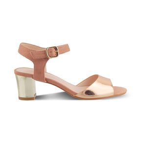 The Vien Pink Women's Dress Block Heel Sandals Tresmode - Tresmode