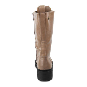 The White Tan Women's Knee-length Boots Tresmode - Tresmode