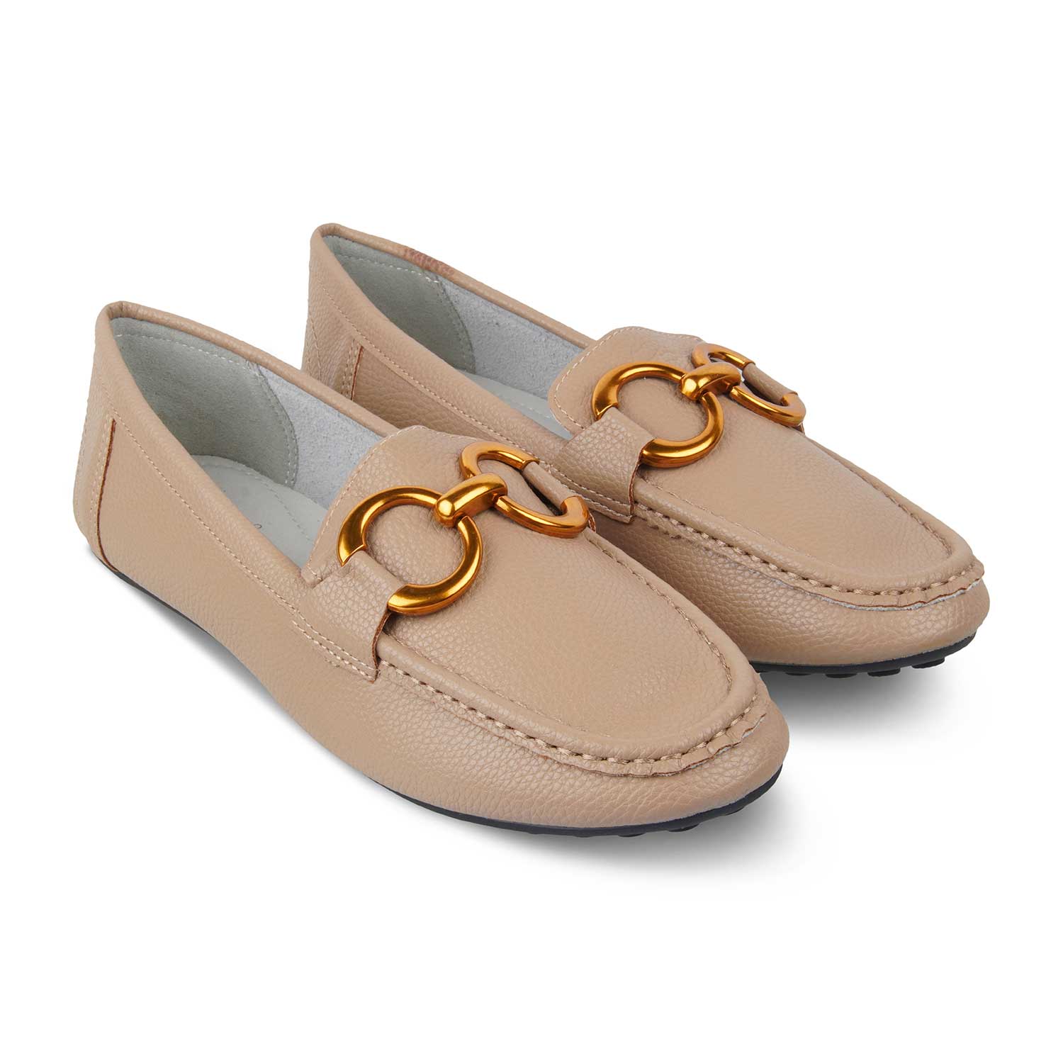 The Wigo Tan Women's Dress Loafers Tresmode - Tresmode