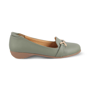 The Yorky-2 Green Women's Dress Ballerinas Tresmode - Tresmode