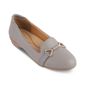 The Yorky-2 Grey Women's Dress Ballerinas Tresmode - Tresmode