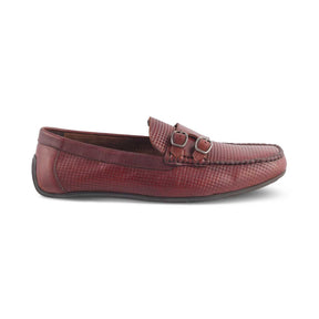 The Yosa Tan Men's Double Monk Shoes Tresmode - Tresmode