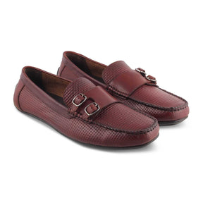 The Yosa Tan Men's Double Monk Shoes Tresmode - Tresmode