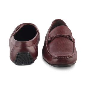 The Yoti Brown Men's Leather Driving Loafers Tresmode - Tresmode