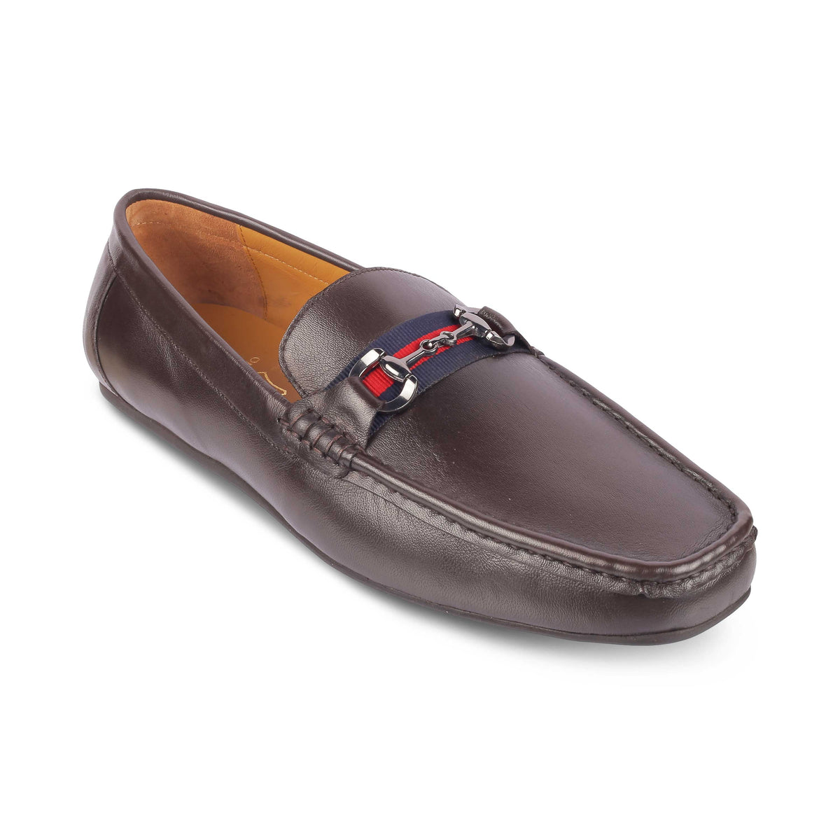 Tresmode Bilbao Brown Men's Leather Loafers - Tresmode