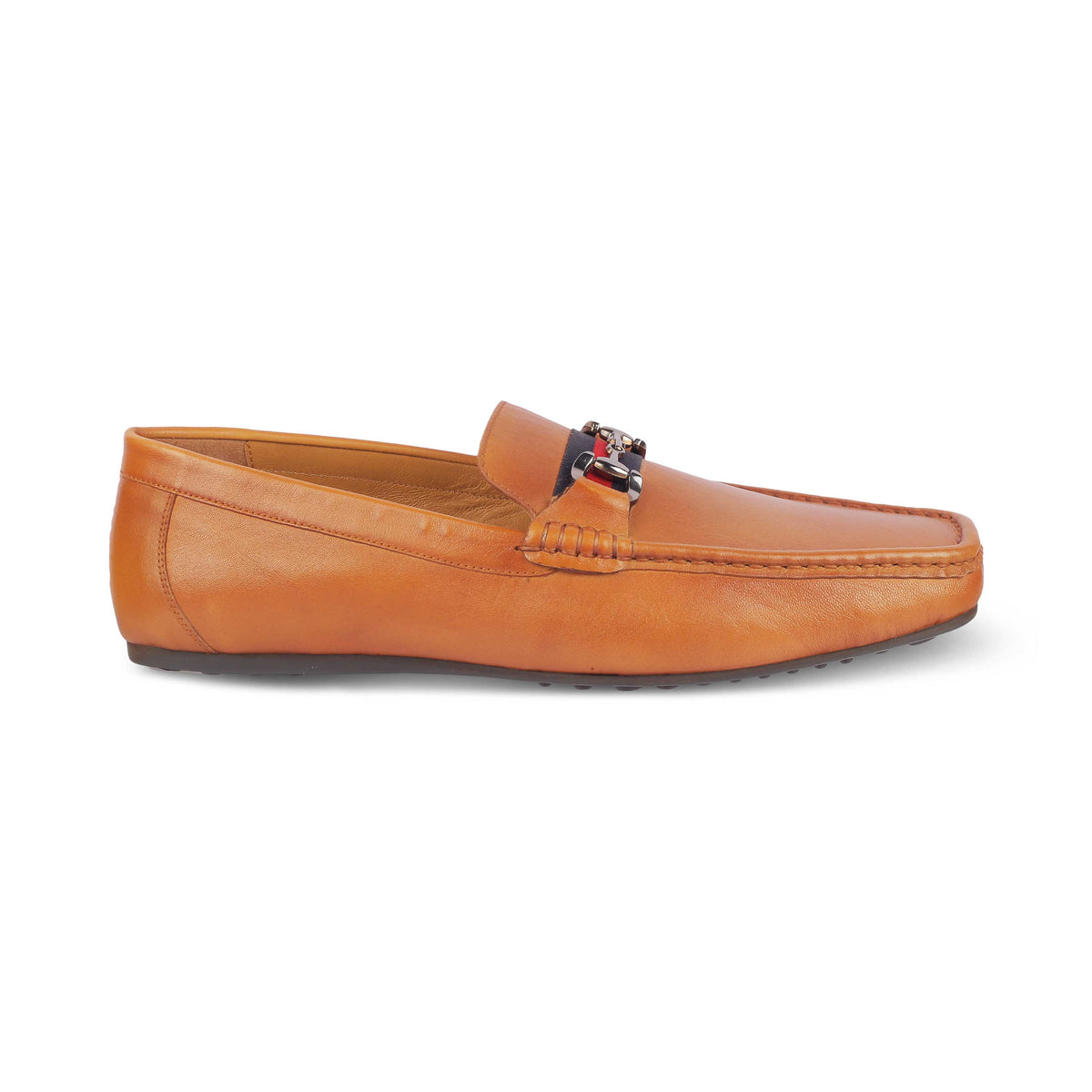 Tresmode Bilbao Tan Men's Leather Loafers - Tresmode