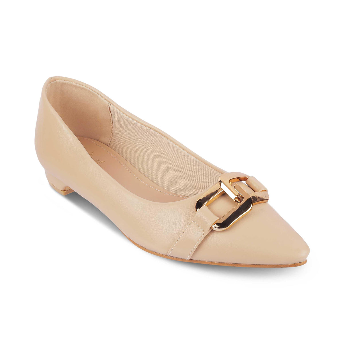 Champs Beige Women's TPR Sole Ballerinas Tresmode