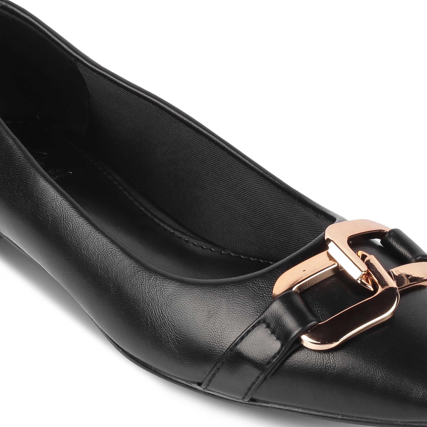 Tresmode Champs Black Women's Dress Ballerinas - Tresmode