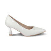 Tresmode Dussel White Women's Dress Pumps - Tresmode