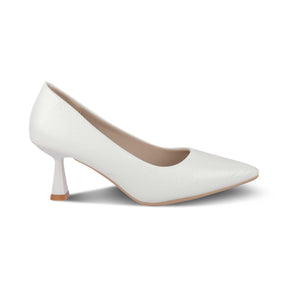 Tresmode Dussel White Women's Dress Pumps - Tresmode