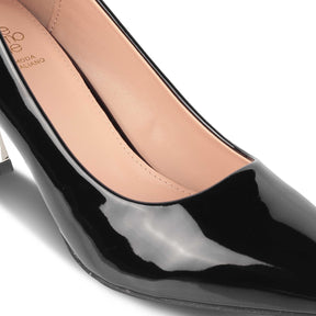 Tresmode Elysee Black Women's Dress Pumps - Tresmode