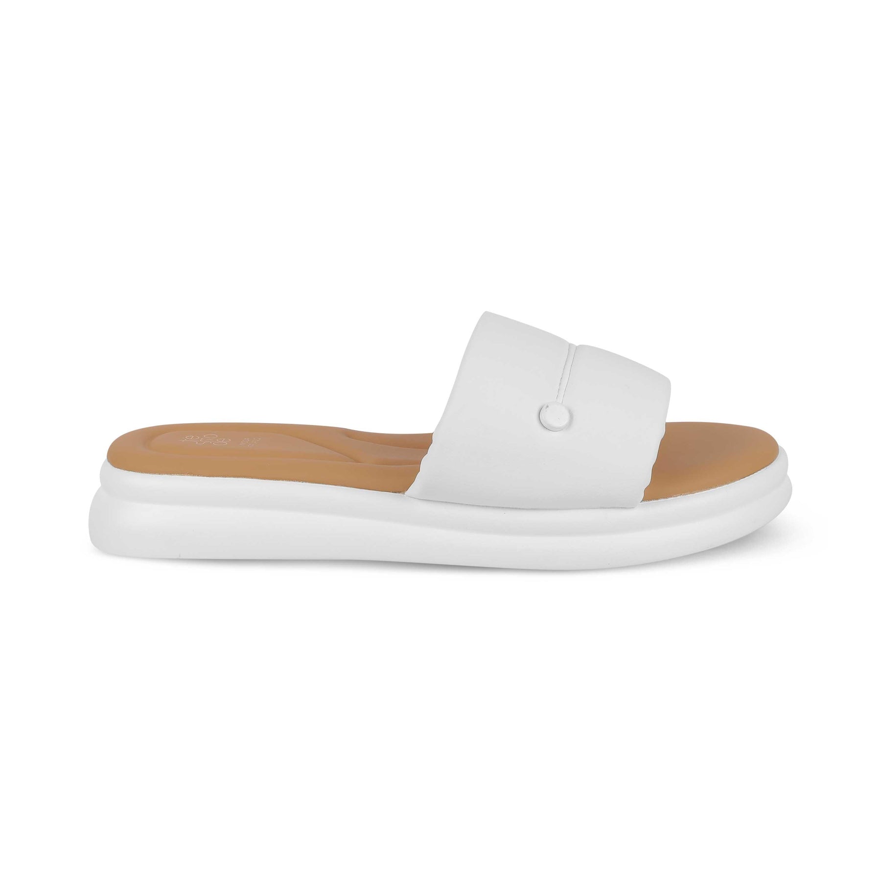 Tresmode Evershine White Women's Casual Platform Flats - Tresmode