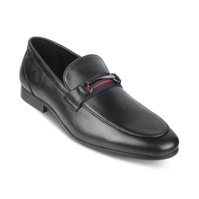 Tresmode Merci Black Men's Leather Loafers - Tresmode