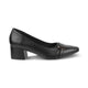 Tresmode Newar Black Women's Dress Block Heel Pumps