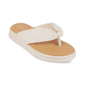 Tresmode Niv Beige Women's Casual Platform Flats - Tresmode