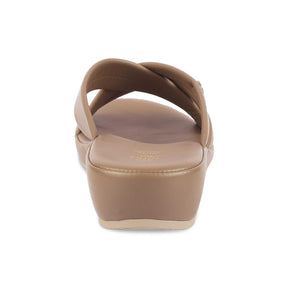 Tresmode Ocomf Camel Women's Casual Platform Flats - Tresmode