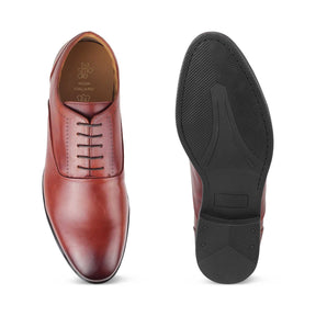 Aford Brown Men's Leather Lace Ups Online at Tresmode.com