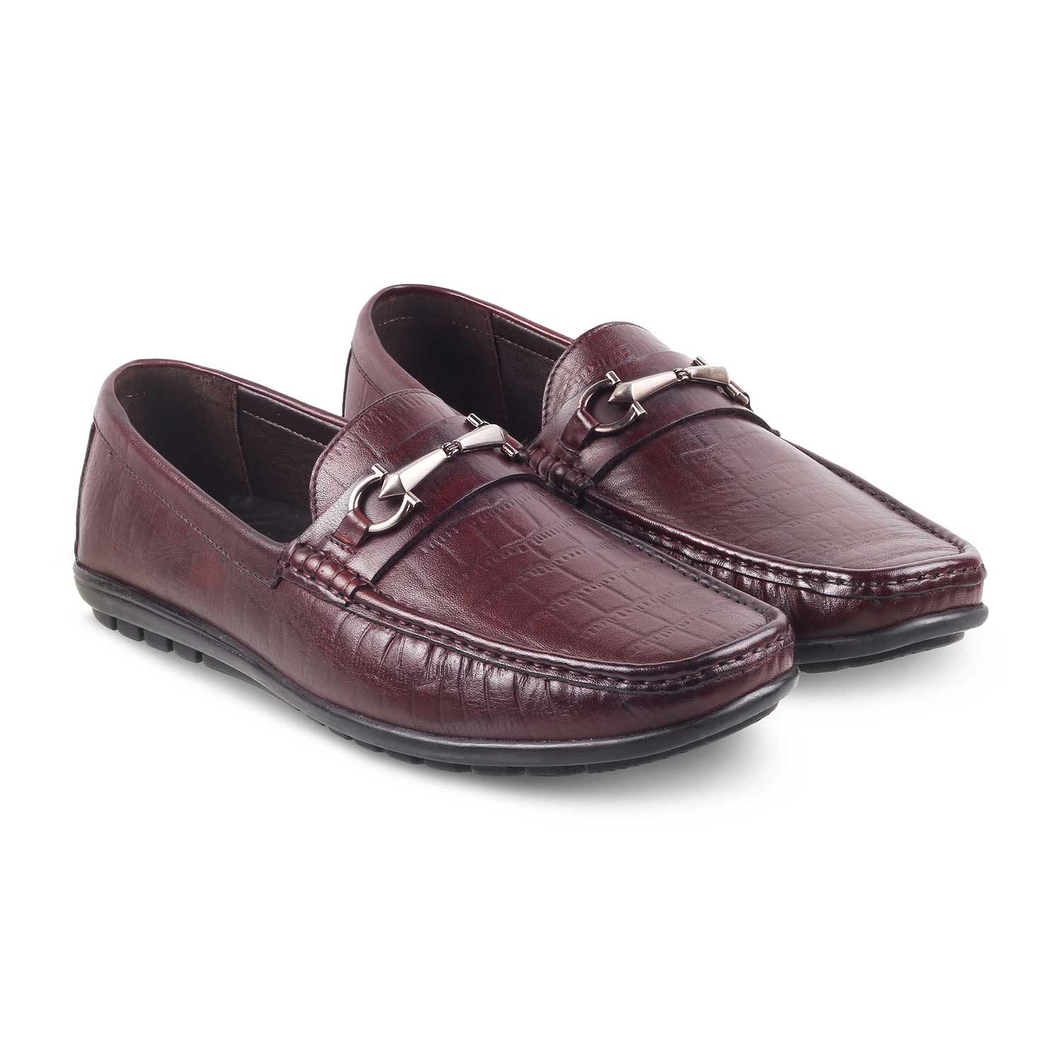 The Accademia Brown Men's Leather Loafers Tresmode - Tresmode