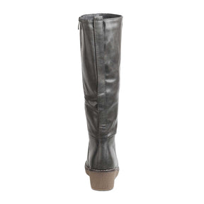 The Alavus Grey Women's Knee-length Boots Tresmode - Tresmode