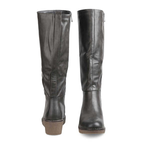 The Alavus Grey Women's Knee-length Boots Tresmode - Tresmode