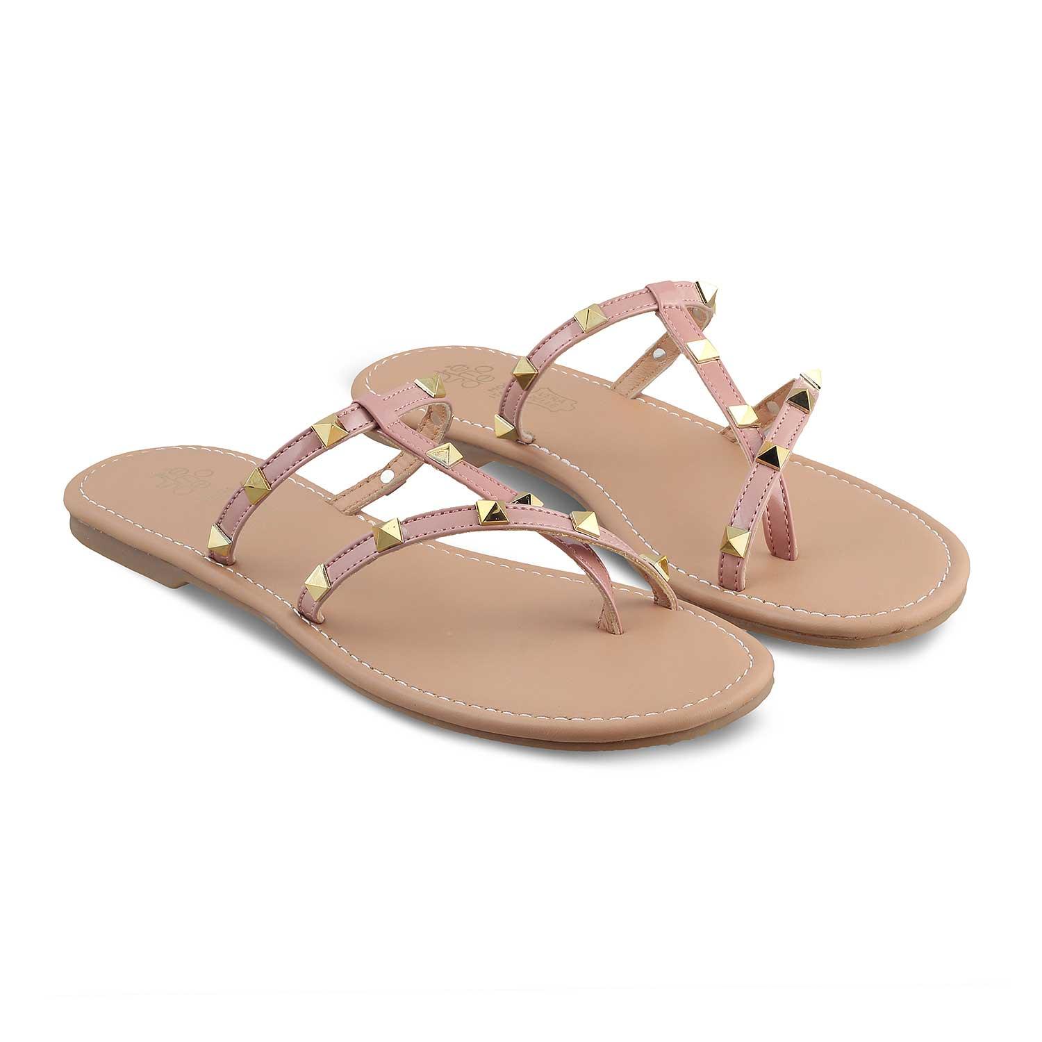 The Astud Pink Women's Casual Flats Tresmode - Tresmode