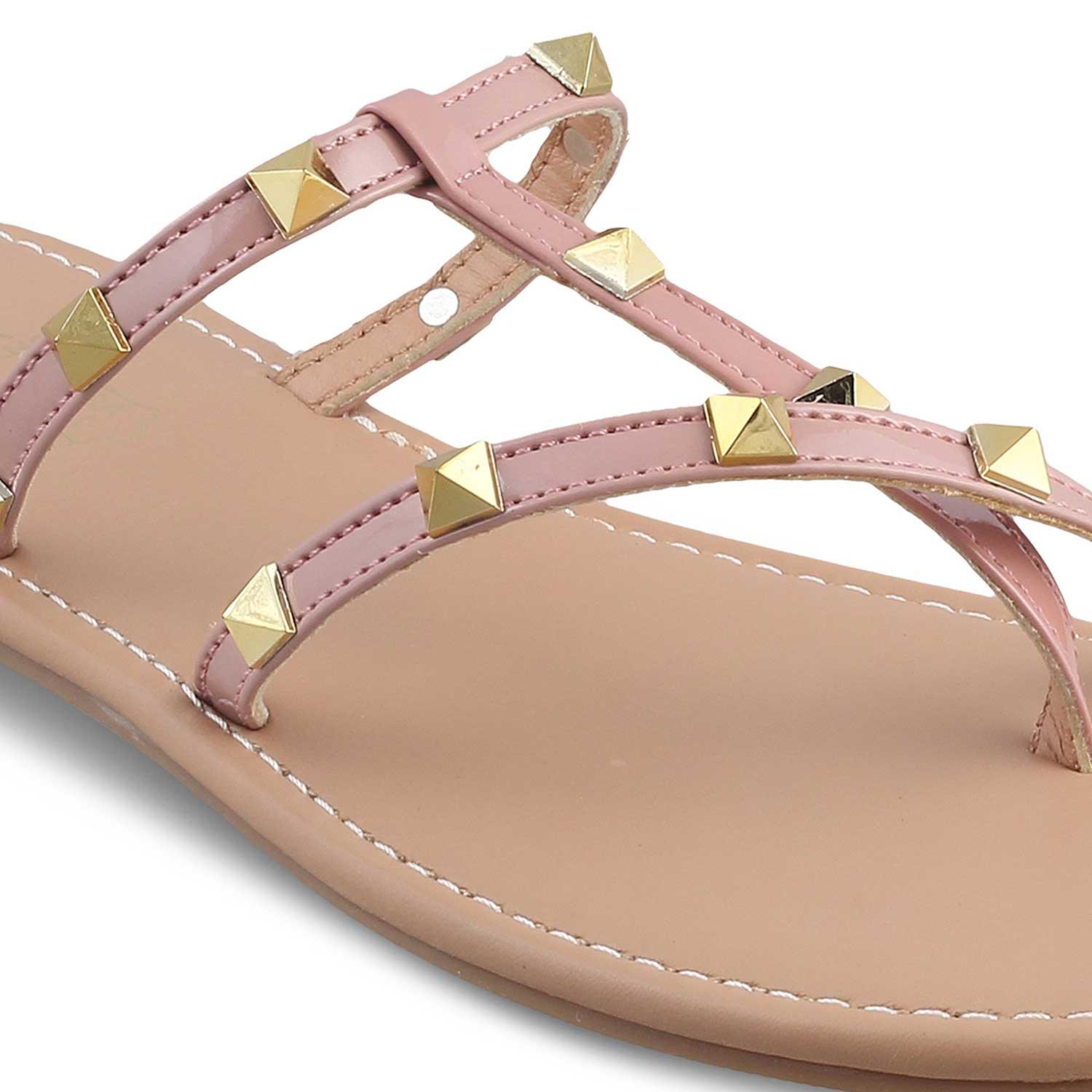 The Astud Pink Women's Casual Flats Tresmode - Tresmode