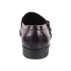 The Bond Brown Men's Double Monk Shoes Tresmode - Tresmode