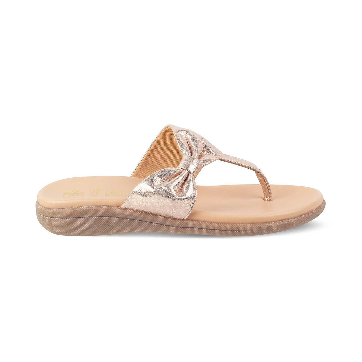 The Bow 2 Champagne Women's Casual Flats Tresmode - Tresmode