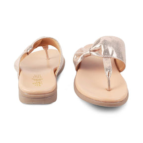 The Bow 2 Champagne Women's Casual Flats Tresmode - Tresmode